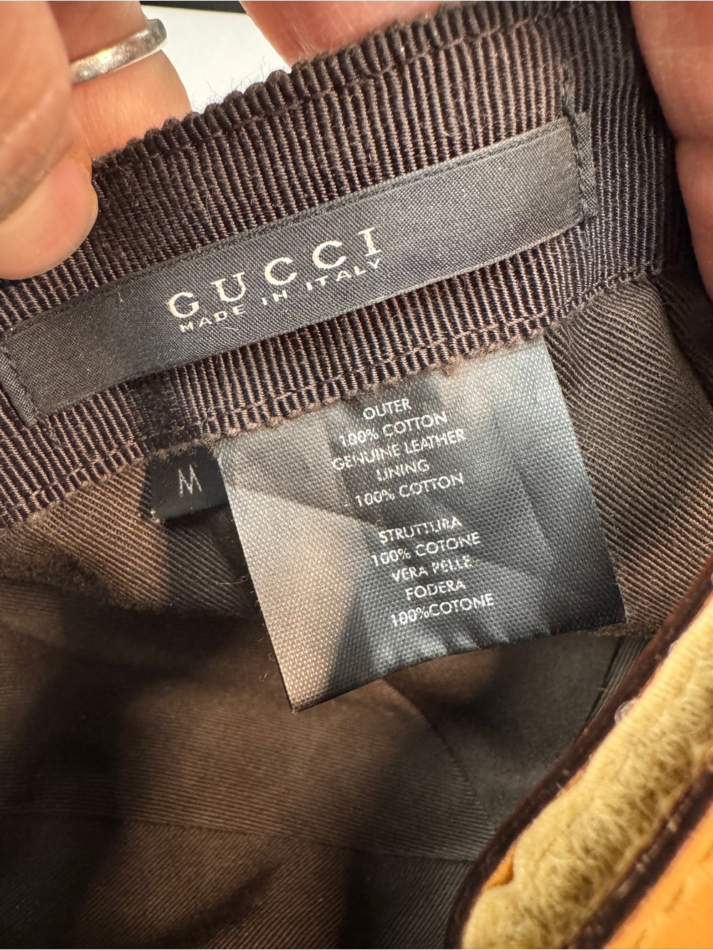 Authentic Gucci Denim GG Baseball Cap - Picture 9 of 10